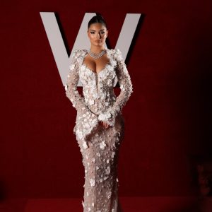 Vanessa - 3D Floral Pearl Corset Mermaid Gown