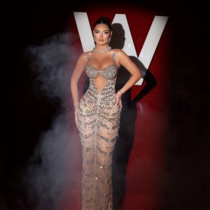 Bethany - Crystal Embellished Halter Cutout Mermaid Gown